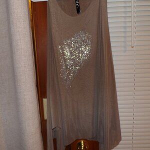 Shear style tank/blouse